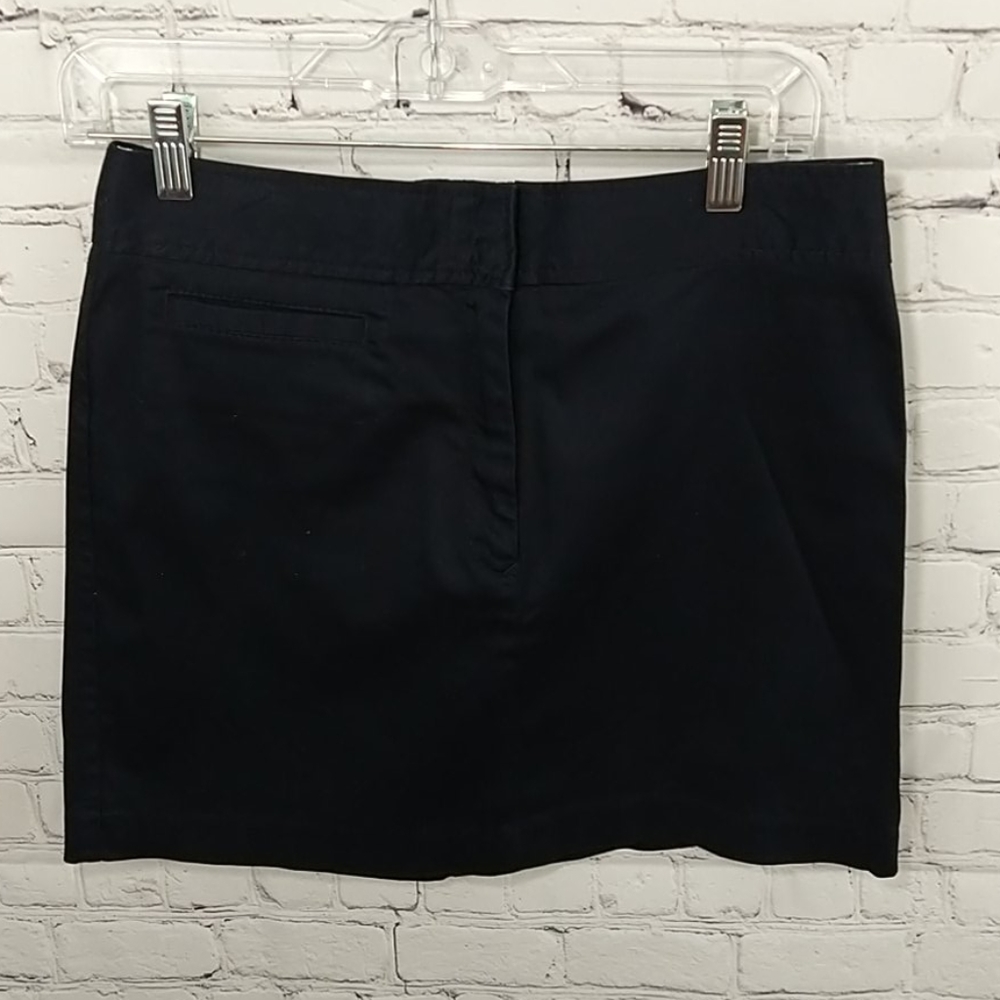 Tommy Hilfiger Short Cotton Navy Skirt